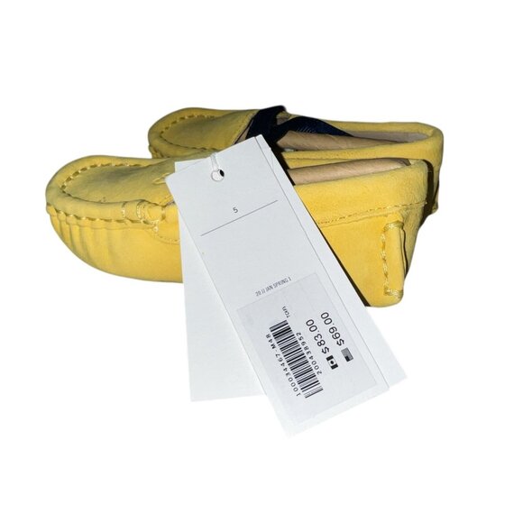 Janie & Jack Sun Shower Yellow Driving Shoe Sz 5 Boys - Picture 7 of 12